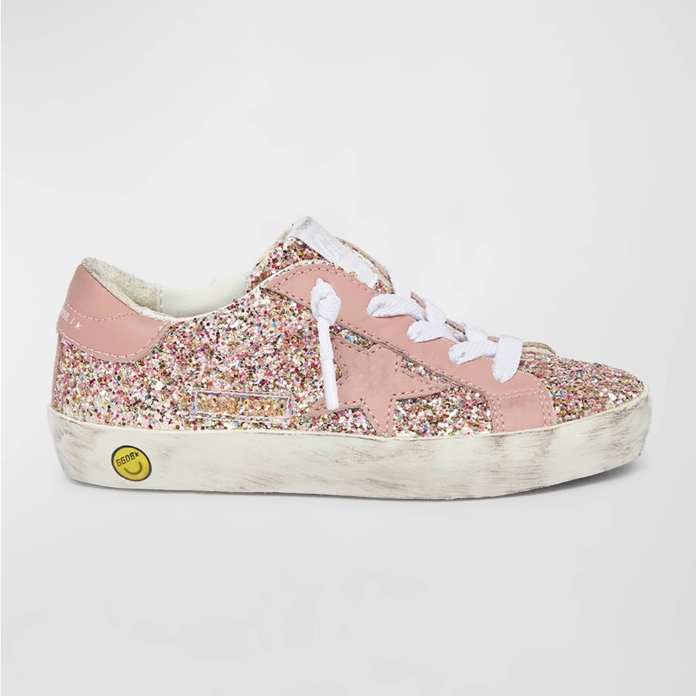 Golden Goose Glittery Pink Sneakers